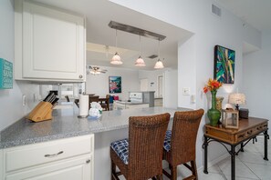 Condo, 2 Bedrooms | Private kitchen | Fridge, oven - Casa Marina 654 - 4321 Bay Beach Lane 2 Bedroom Condo by RedAwning (Fort Myers Beach)