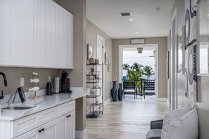 Private kitchen - Magnificent New Build Private Pool Home On The North Tip Of Fort Myers Beach! 5 Bedroom Home by RedAwning (Fort Myers Beach)