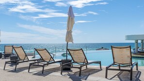 Villa, 3 Bedrooms | Property grounds - Stunning 3 Bedroom Beach Villa on Sandy Beach Las Palmas Beachfront Resort V-05 3 Villa by RedAwning (Puerto Peñasco)