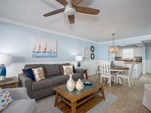 Condo, 2 Bedrooms | Interior - Welcome To Beach Villa's # 202 Vacation Rental - 250 Estero Blvd 2 Bedroom Condo by RedAwning (Fort Myers Beach)