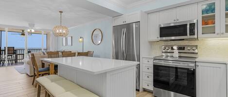 Condo, 2 Bedrooms | Private kitchen | Coffee/tea maker, fridge, oven, toaster