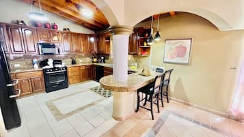 Vila, 3 kamar tidur | Dapur pribadi | Lemari es, oven, mesin pembuat kopi/teh, dan pemanggang roti