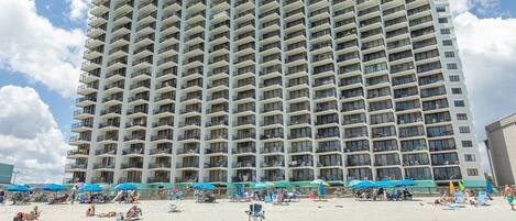 公寓式客房, 2 间卧室 | 海滩 | 在海滩