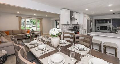 Family-friendly, large home in Avon Lake, Hot Tub and EV charger