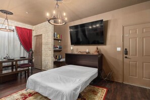 1 bedroom, iron/ironing board, travel crib, free WiFi