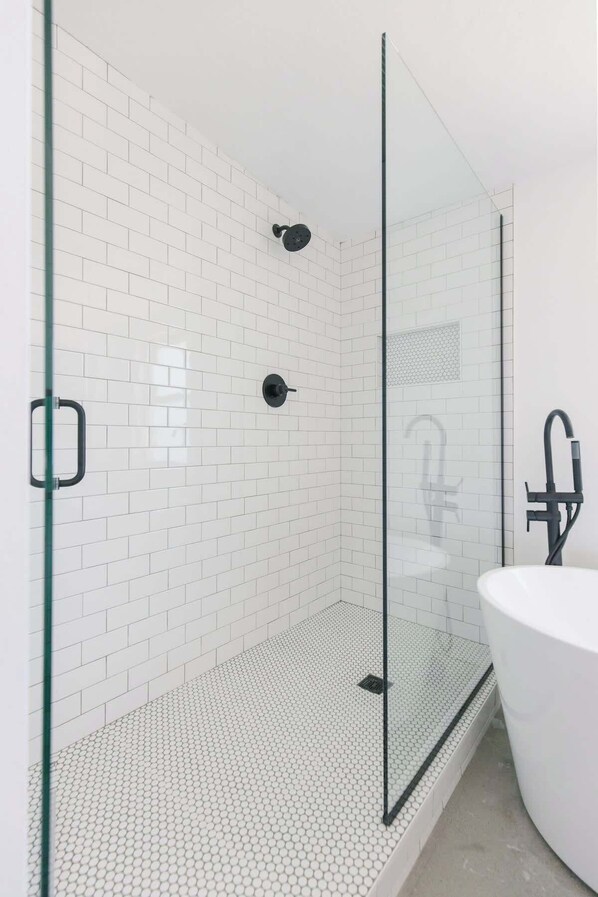 Shower, hair dryer