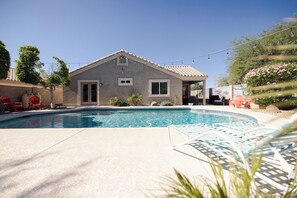 Alberca al aire libre 