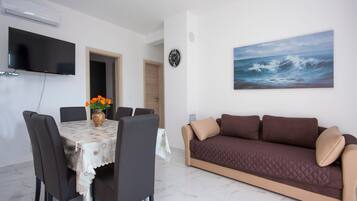 Apartment (Two Bedroom Apartment with Terrace) | Living room | TV