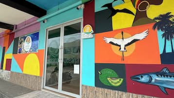 Voorkant van accommodatie