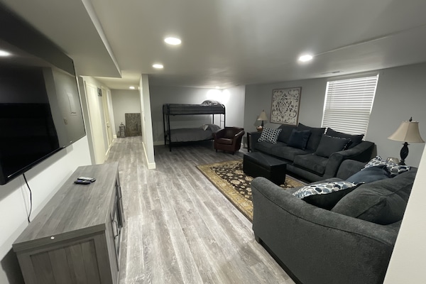 Smart-tv en een open haard