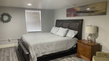 2 bedrooms, in-room safe, iron/ironing board, WiFi