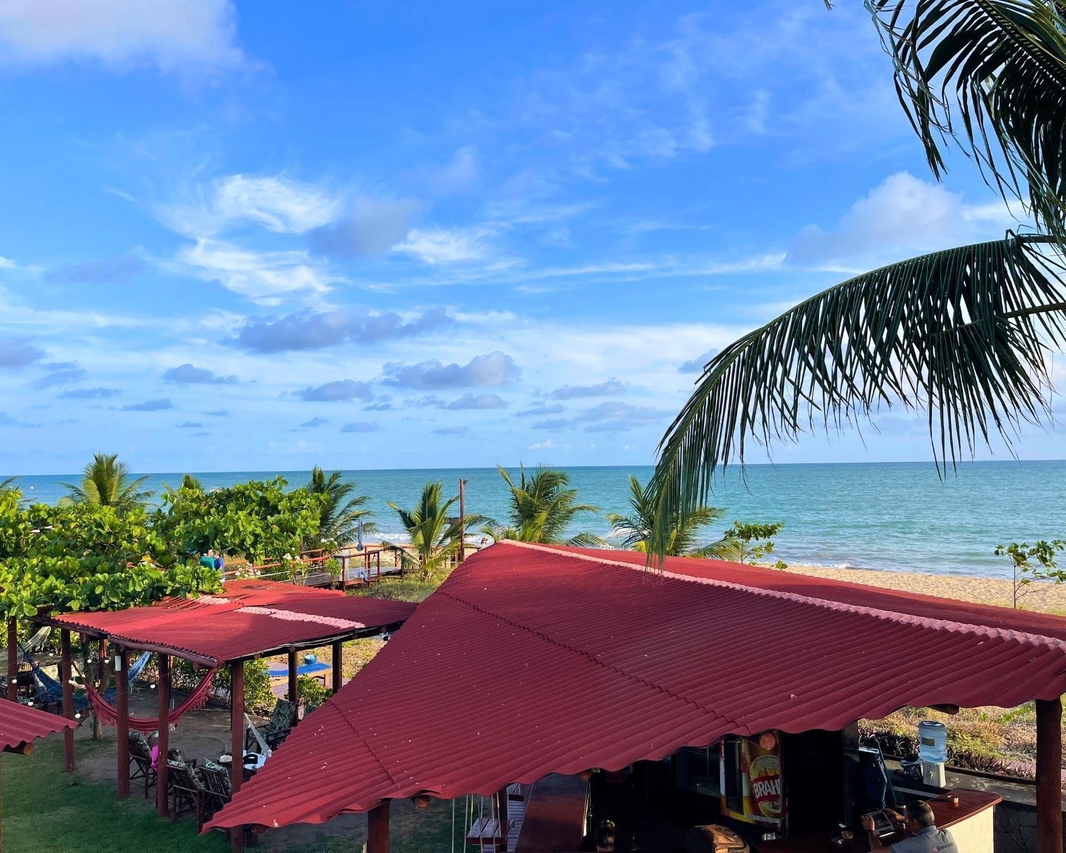 Quarto Quádruplo Com Vista Mar | 迷你吧、笔记本电脑工作区、免费 WiFi、床单