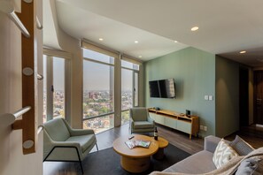 Appartement Deluxe, 2 chambres, climatisation, vue sur la ville | Vue sur la ville