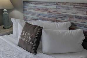 Free WiFi, bed sheets