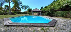 Outdoor pool - Romantic bungalow with stunning views and swimming pool (TUMARAA)
