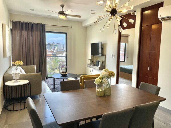 condesa 10 | Wohnbereich | 50-Zoll-Plasmafernseher mit Digitalempfang, Fernseher