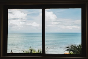 Guests can enjoy breathtaking ocean views from the comfort of their room.