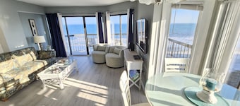 Beautiful, two bedroom, ocean front Penthouse condo.