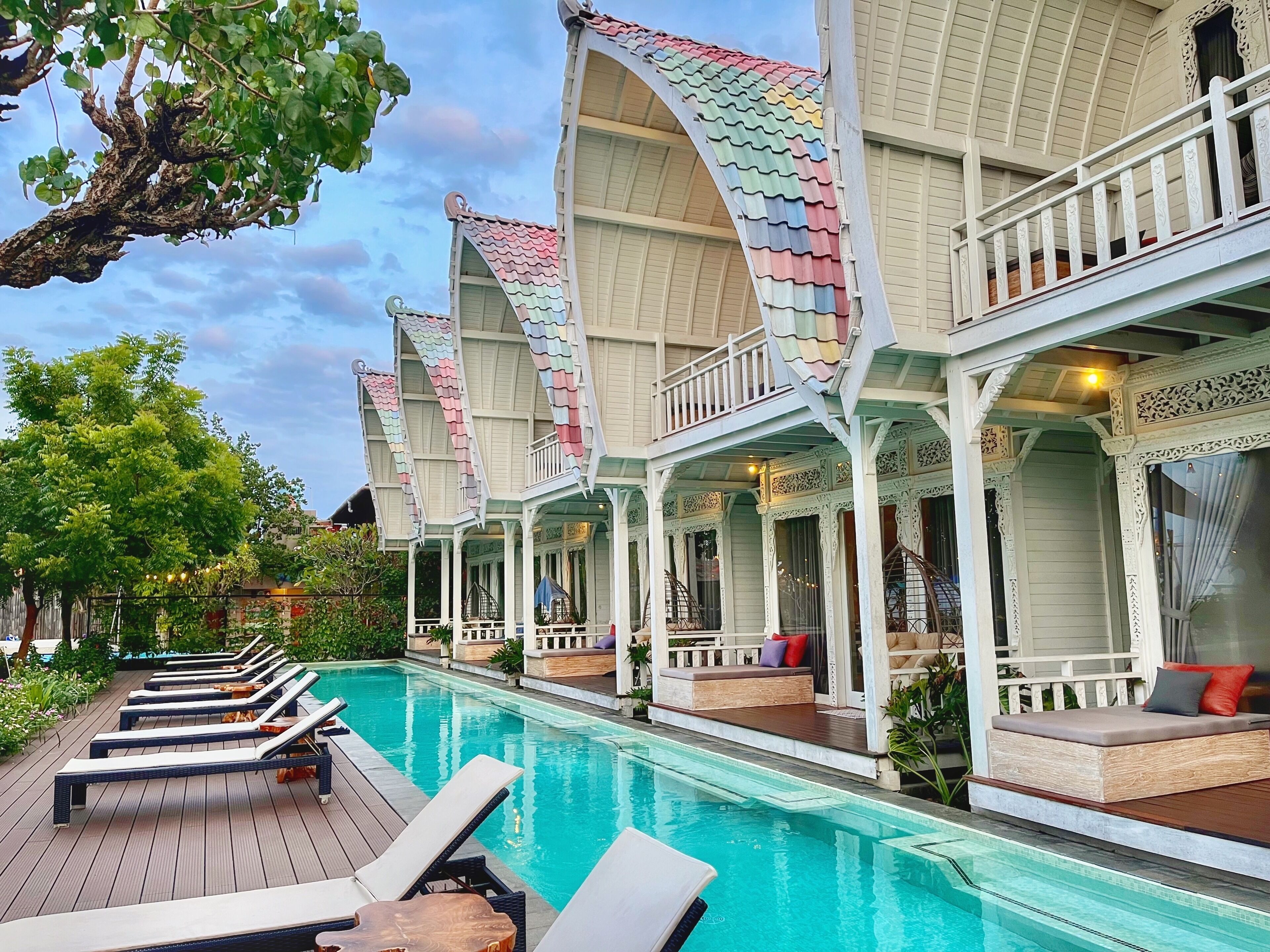 Façana frontal de l'allotjament