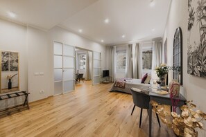 1 Schlafzimmer, Schreibtisch, Bügeleisen/Bügelbrett, WLAN