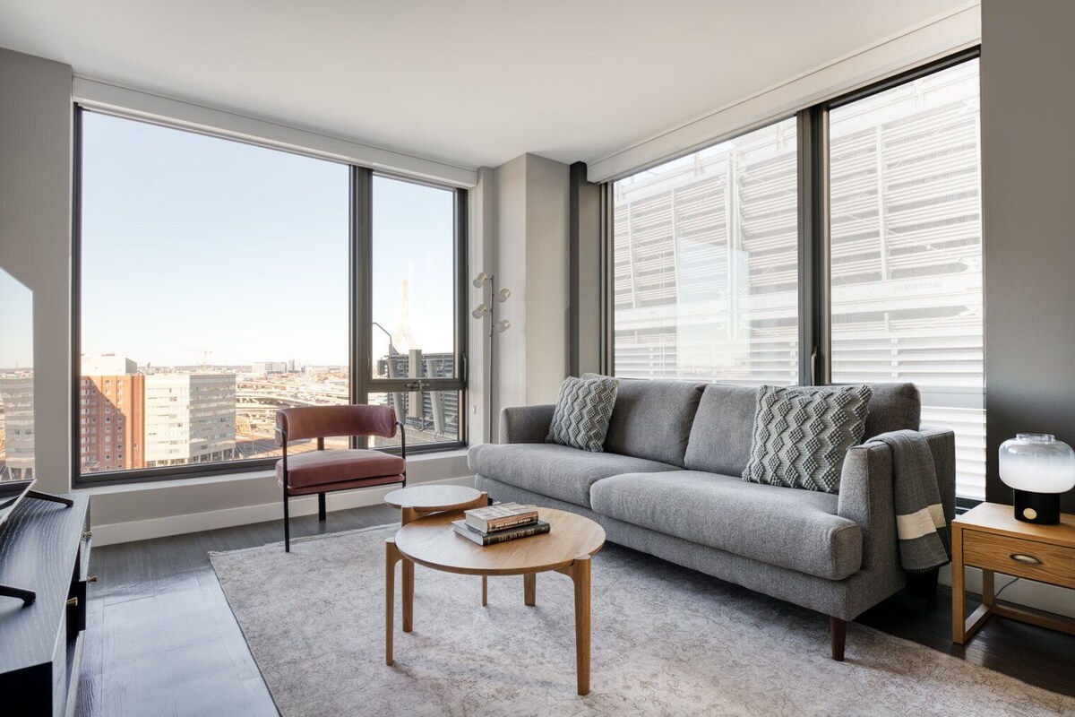 Sunlit North Station 1BR w/ W/D & Gym, nr TD Garden, by Blueground