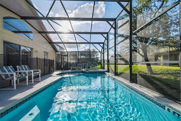 Piscine chauffée