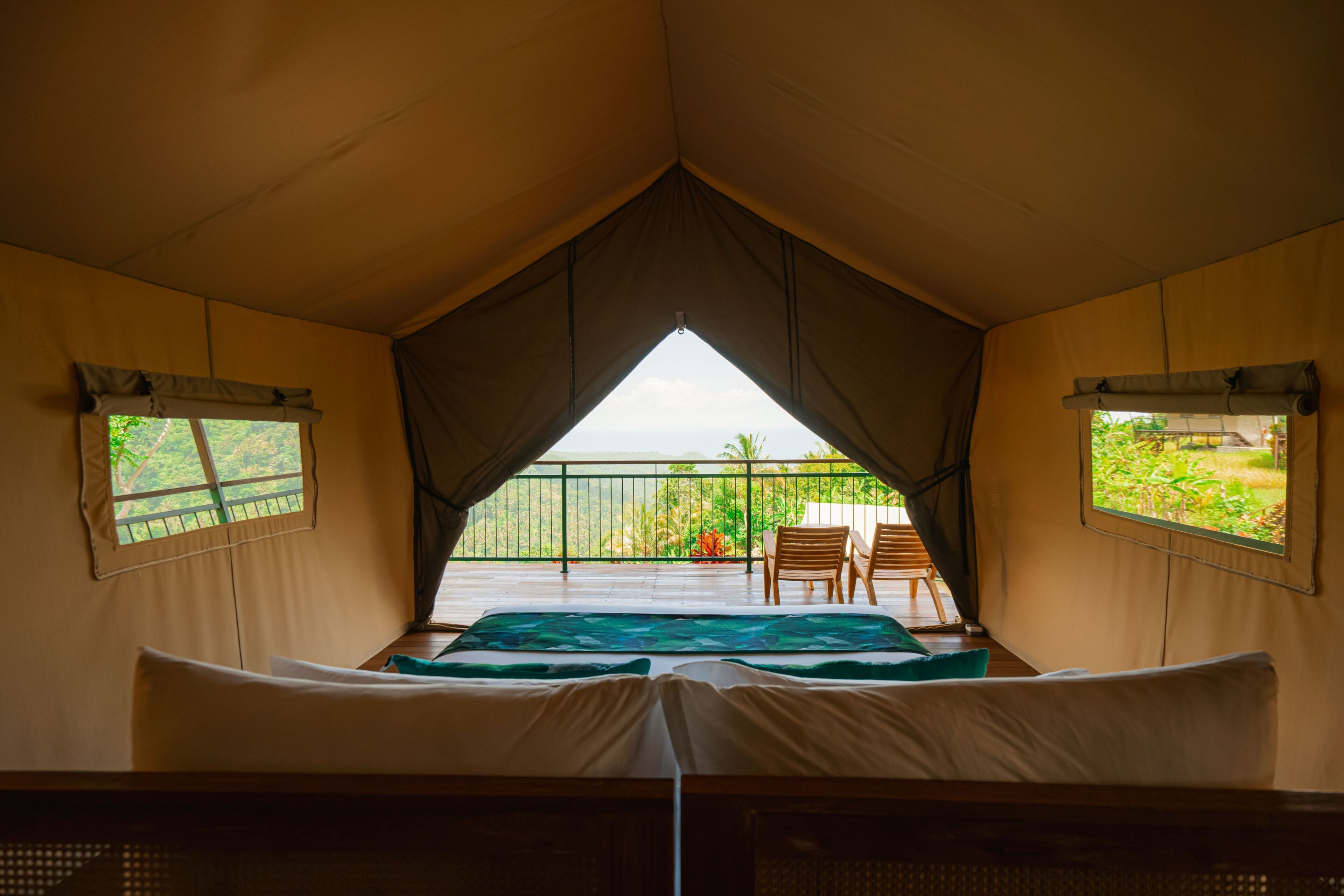 Kaura Pavilion | Vue de la chambre