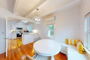 Dining - Inviting home + apartment near beach with furnished deck, yard, & grill (Bourne)