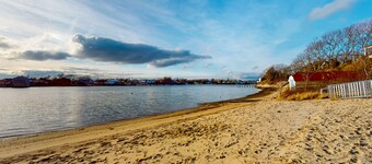 Inviting home + apartment near beach with furnished deck, yard, & grill