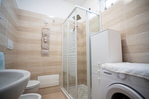 Shower, hair dryer, bidet