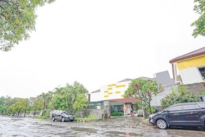 Overnatningsstedets facade