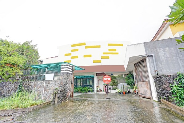 Overnatningsstedets facade