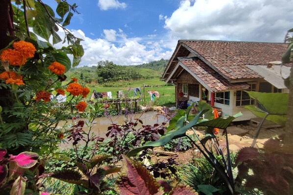 Façade de l’hébergement