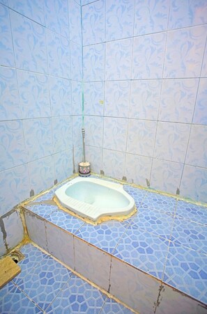 Basic Single Room | Bathroom | Shower, toilet paper