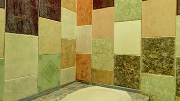 Chambre Double | Salle de bain | Douche, serviettes fournies, papier toilette