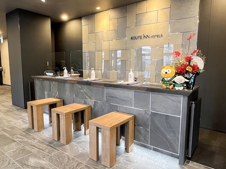 Lobby. Hotel Route Inn ChoshiEki Nishi