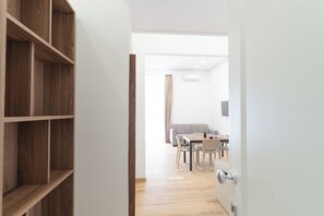 ファミリー スタジオスイート | イタリアのフレッテ製シーツ、高級寝具、羽毛の掛け布団、低反発ベッド