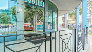 A hotel entrance with a clear view of the building's facade, a 'No Parking' sign, and a 'New Renovation' sign. - Hotel 81 Lavender (Singapore)