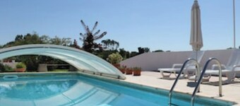 country house with swimming pool