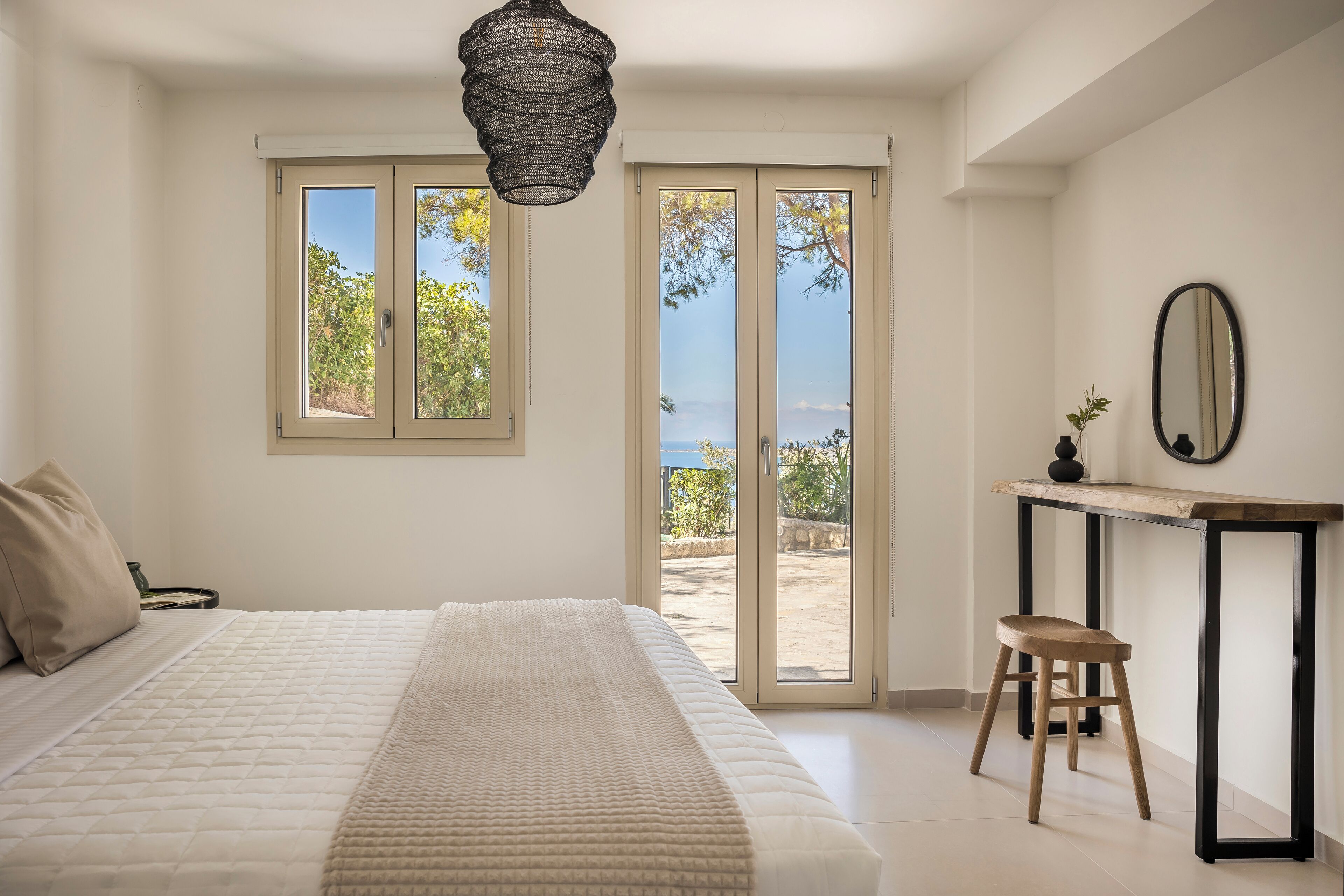 Luxury Two-Bedroom Residence with Sea View | 2 bedrooms, Egyptian cotton sheets, premium bedding, in-room safe