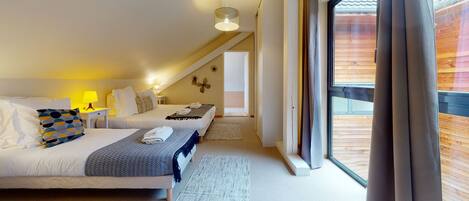 4 間睡房、熨斗/熨衫板、免費 Wi-Fi、床單