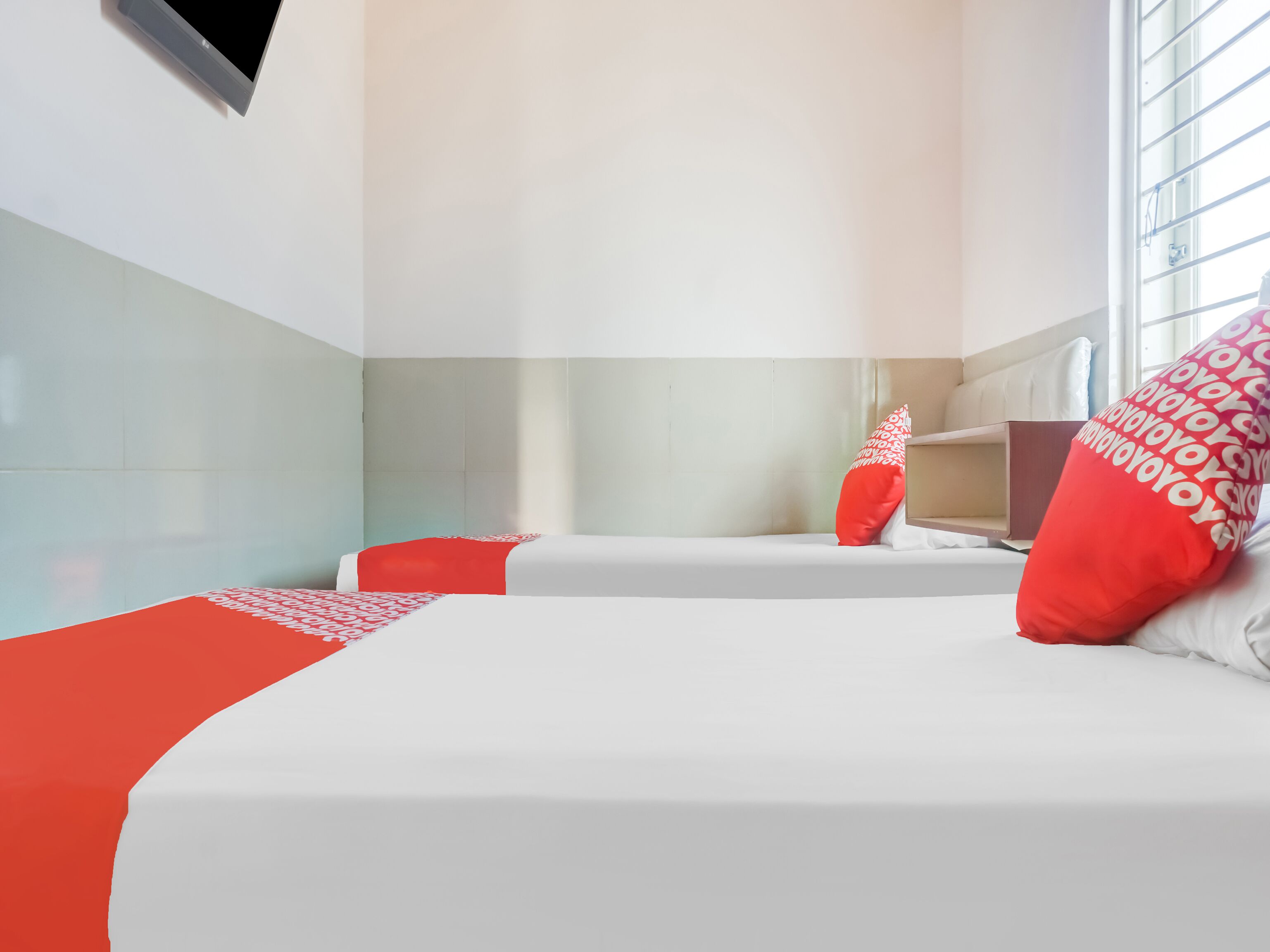 غرفة عادية لاثنين | مكتب وواي فاي مجانًا وملاءات أسرّة