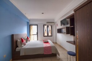 Habitación Deluxe doble | Escritorio, espacio para trabajar con un portátil, wifi gratis
