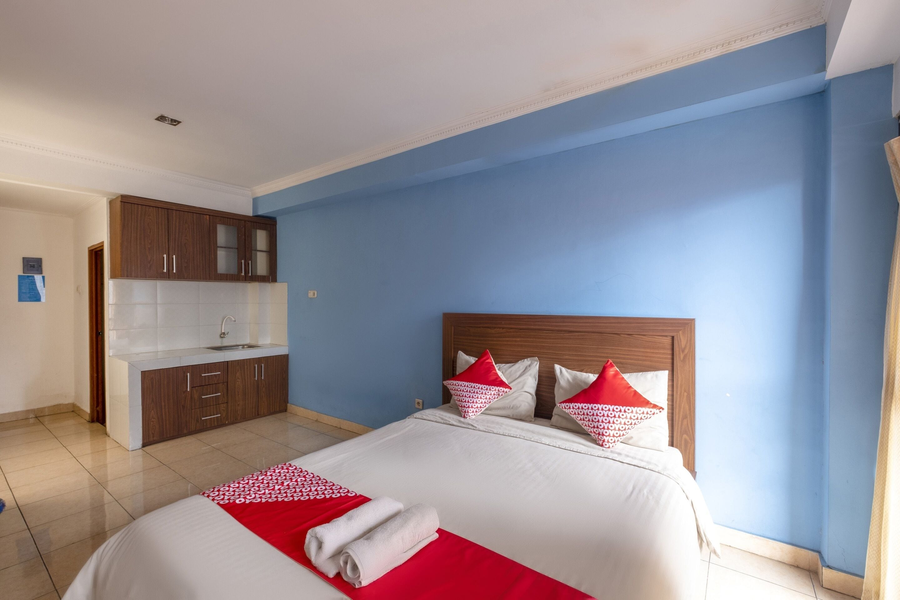 华丽双人房 | 办公桌、笔记本电脑工作区、免费 WiFi、床单