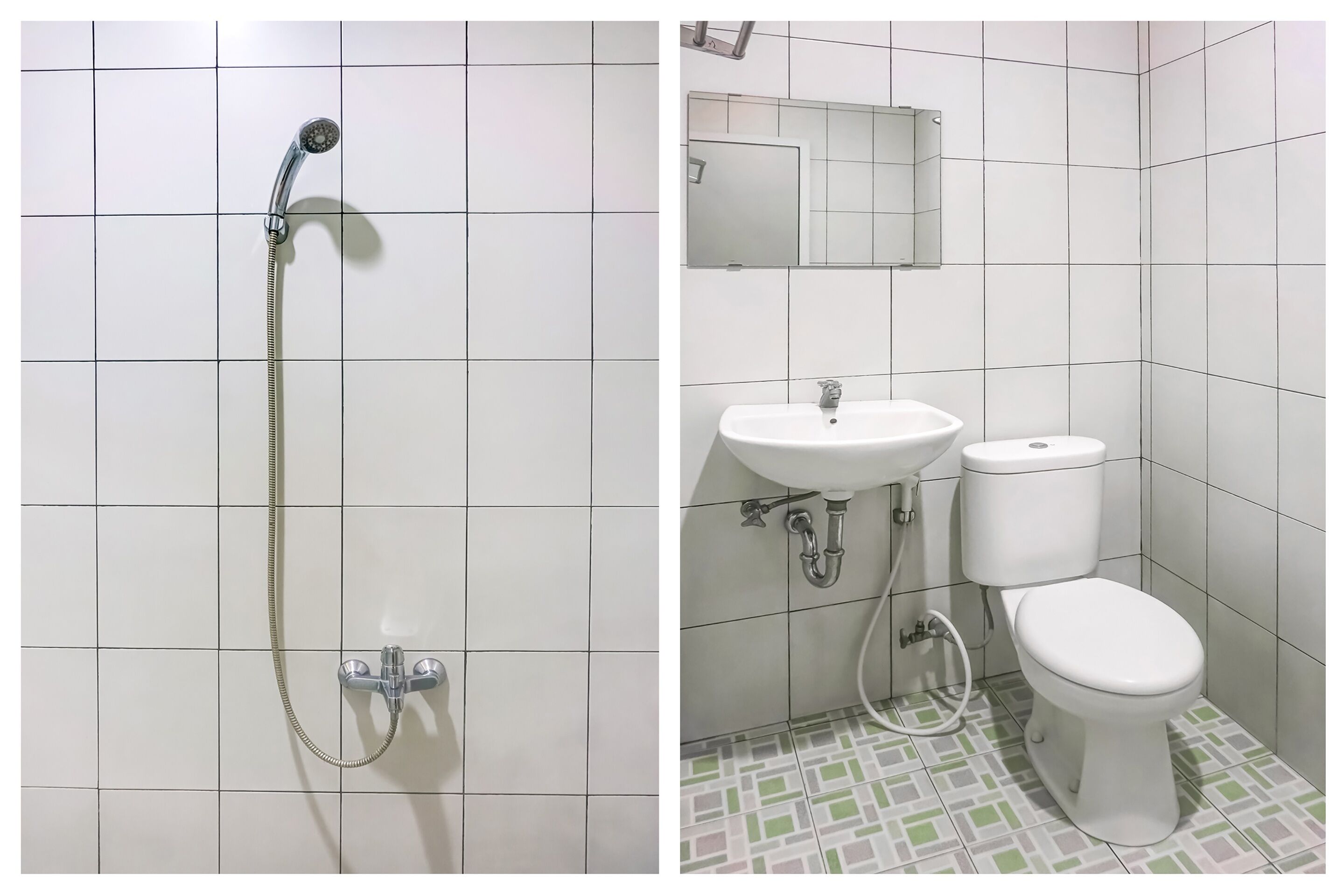 deluxe double room | bathroom | shower, rainfall showerhead, toilet paper