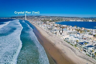 OCEAN FRONT * Remodeled * Waterfront View Deck