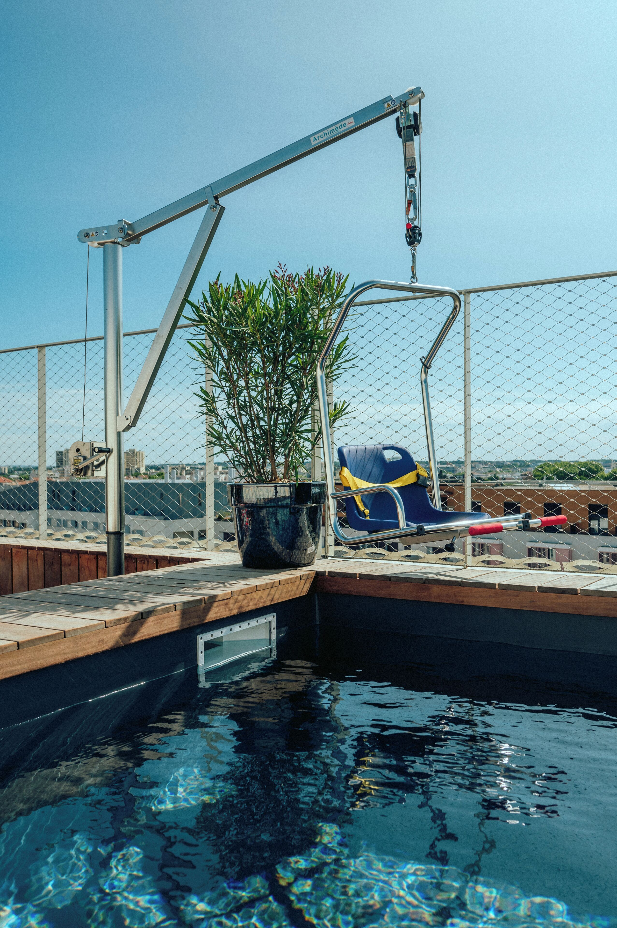 Seasonal outdoor pool