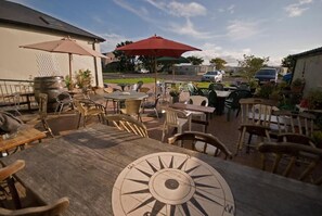 Outdoor dining - Beach Hotel (Downings)