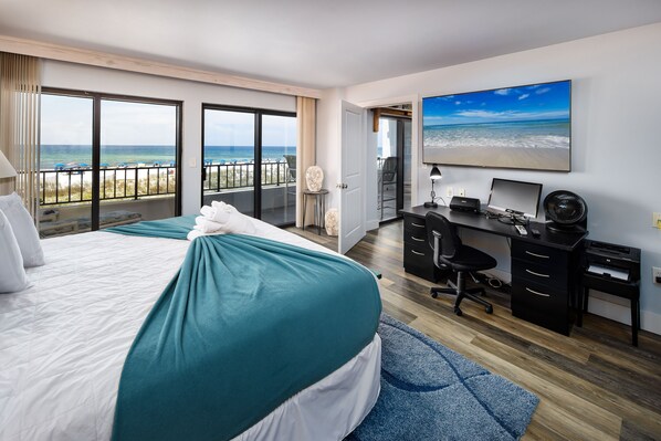 2 makuuhuonetta, silitysrauta/-lauta, ilmainen Wi-Fi, vuodevaatteet