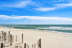 On the beach